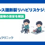 アキレス腱断裂のリハビリのスケジュールとは？期間や復帰の目安を解説